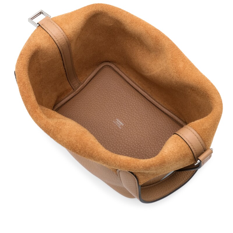 Hermès Chai Clemence Picotin Lock 18 Palladium Hardware - Image 6